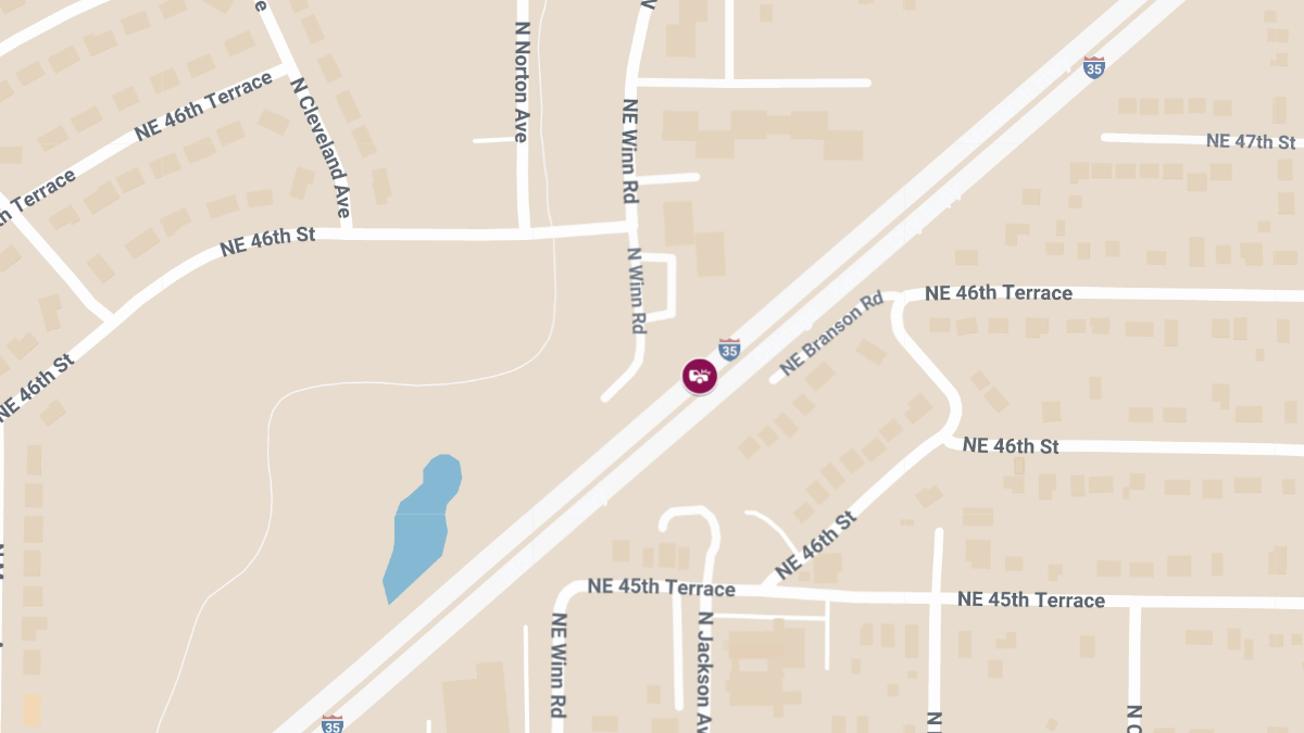 Injury Collision on I-35 SB Near Mile Marker 8.4