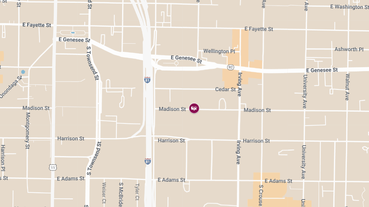 Injury Collision on Madison St Between Maple St and Cherry St