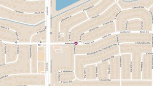 Injury Crash Involving Four Vehicles at E Ashlan Ave and N Sabre Dr