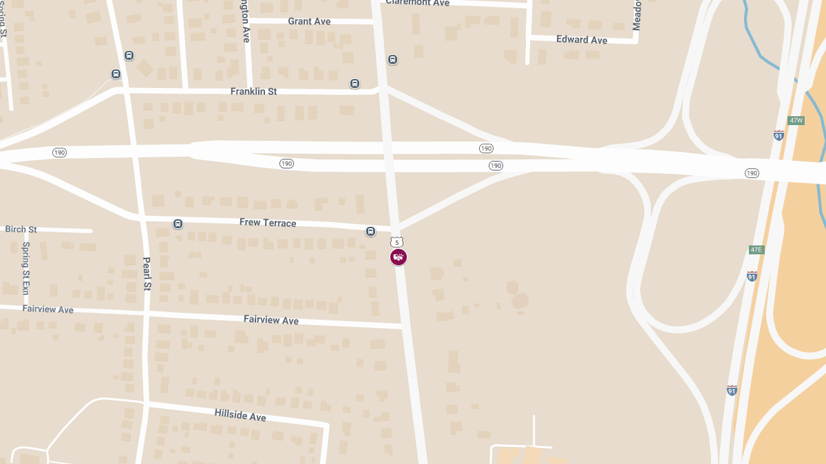 Injury Crash Reported Near Route 5 Ramp by I-190
