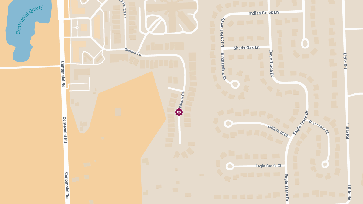 Injury Crash Reported at 5502 Willow Cir