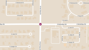 Injury Crash Reported at E McKellips Rd and N Val Vista Dr