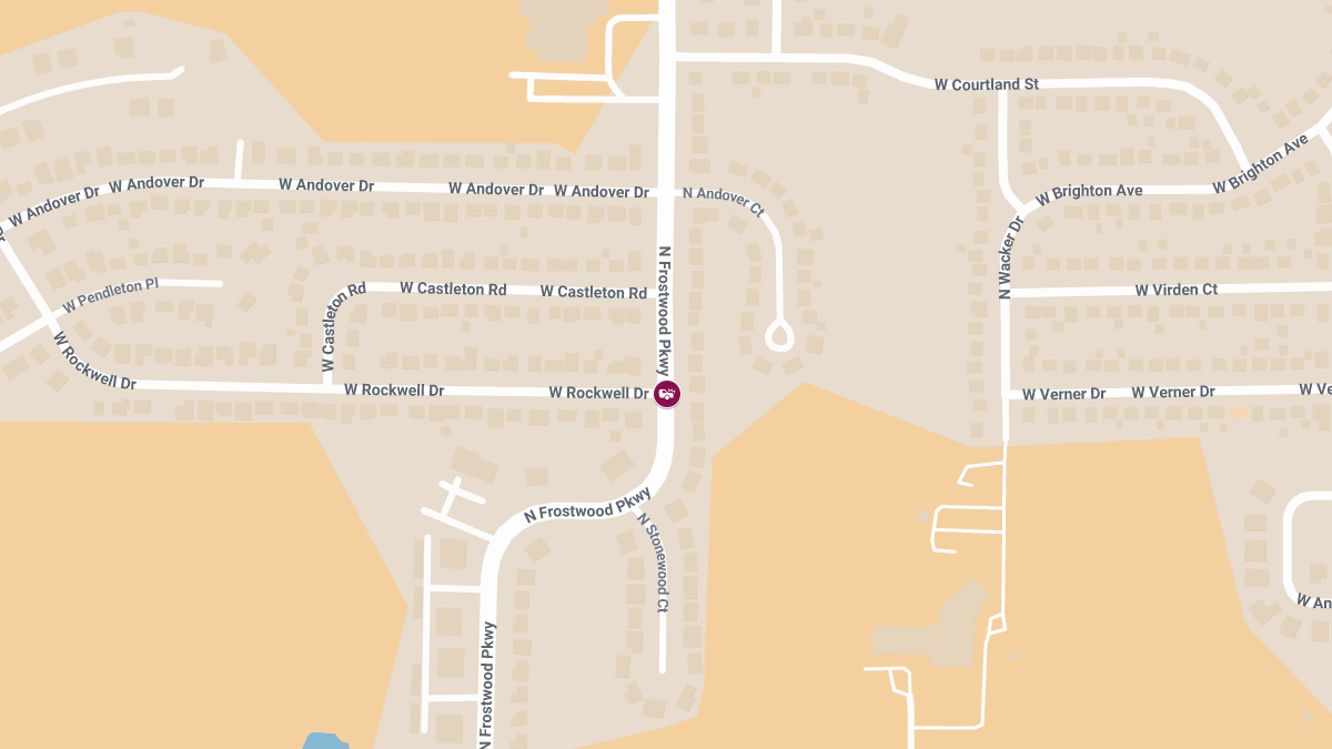 Injury Crash Reported at W Rockwell Dr & N Frostwood Pkwy