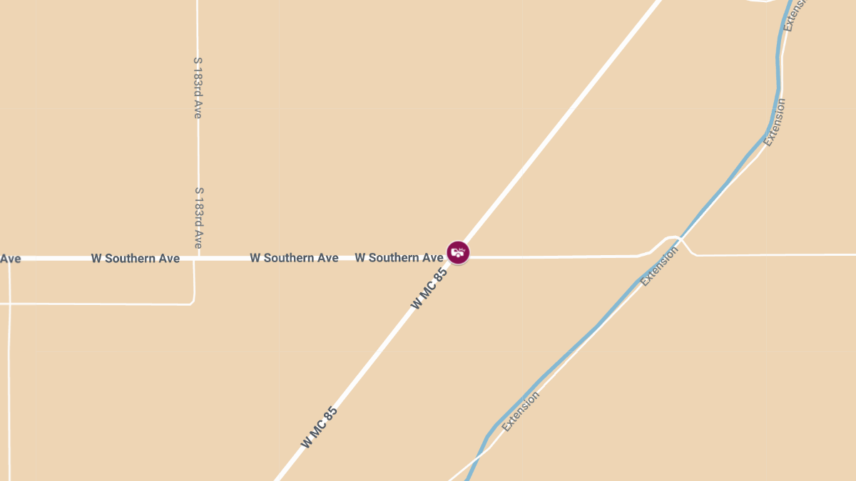 Injury Crash Reported at W Southern Ave & S SR 85