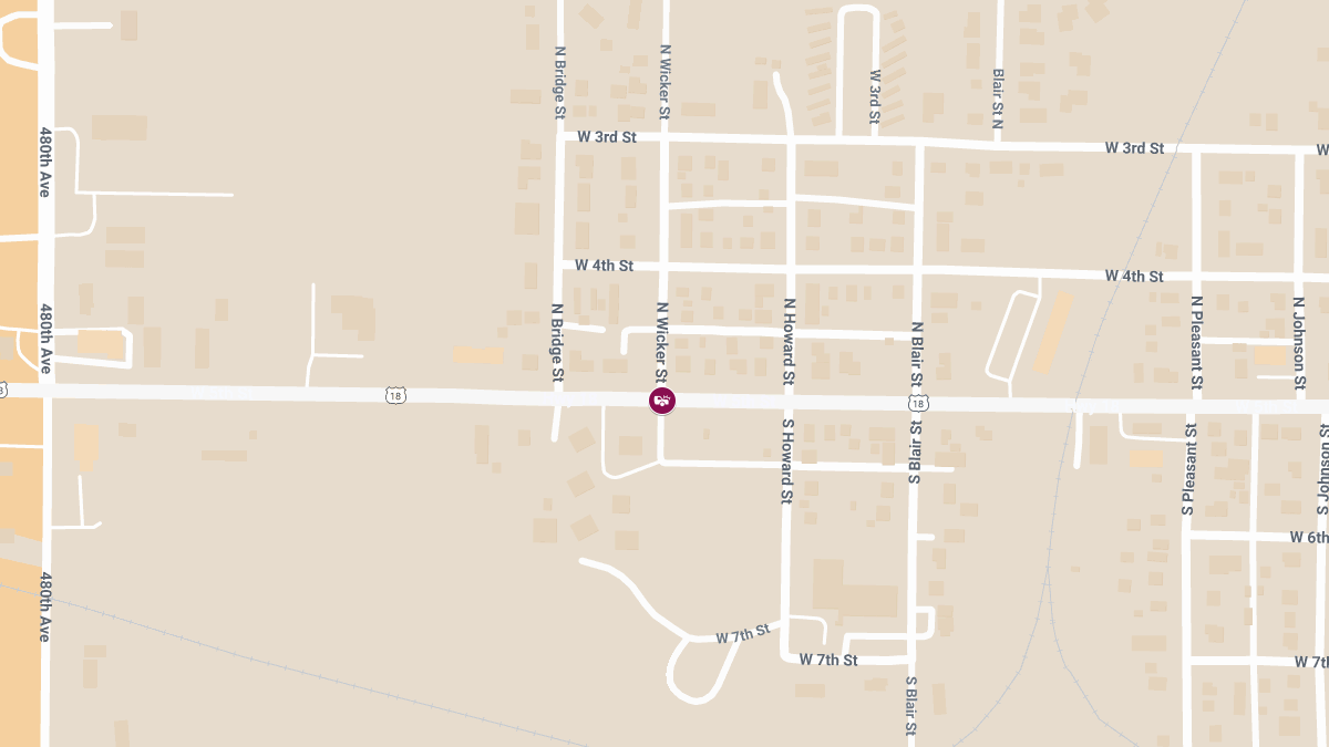 Injury Crash Reported at West 5th Street and North Wicker