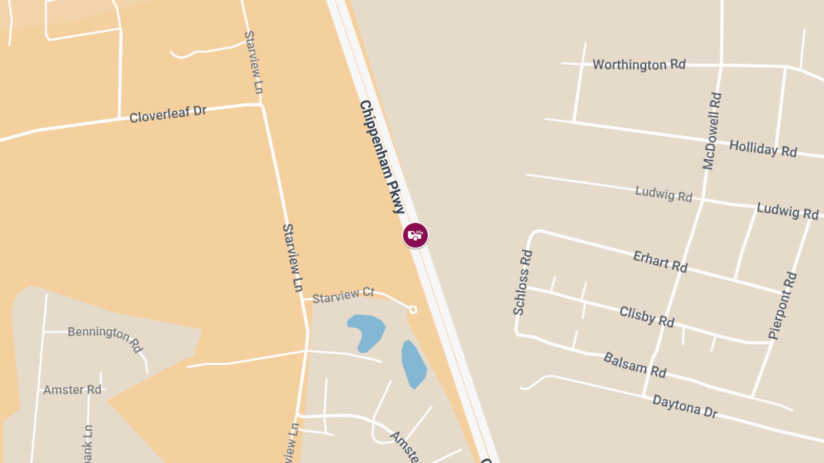 Injury Crash Reported on Chippenham Pkwy NB Near Forest Hill Ave