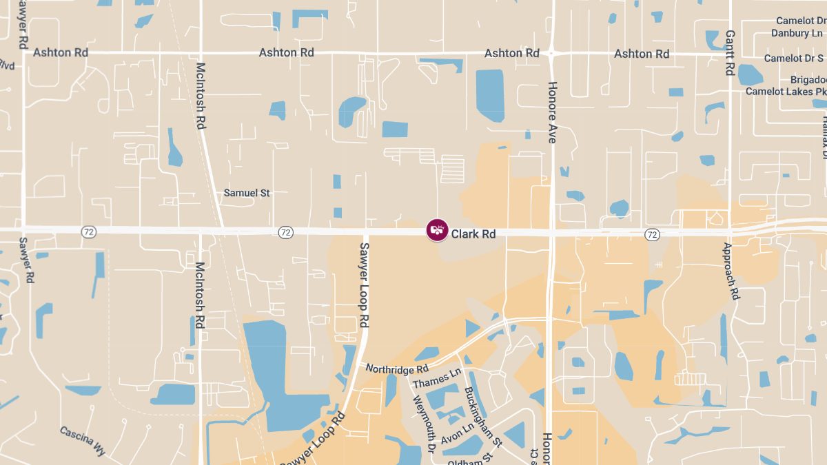 Injury Crash Reported on Clark Rd Near 5344 Block