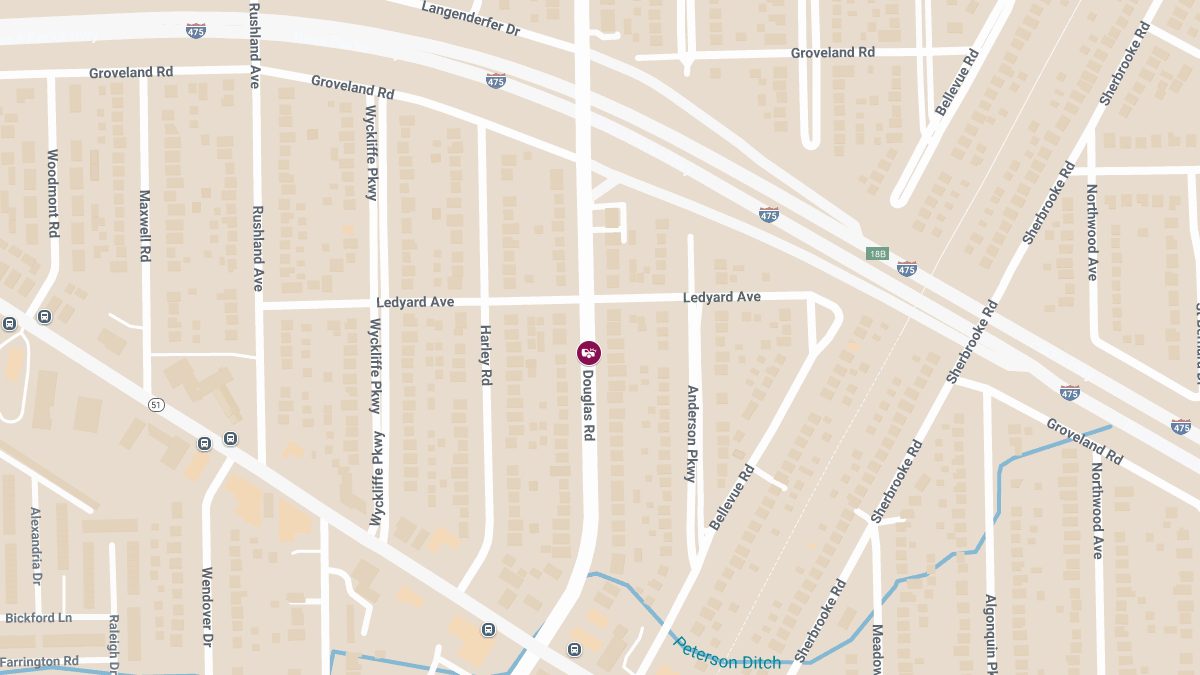 Injury Crash Reported on Douglas Rd Near Bellevue and Monroe