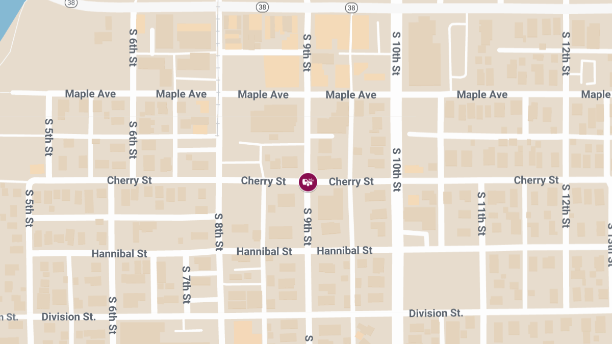 Injury Crash at Cherry St and S 9th St