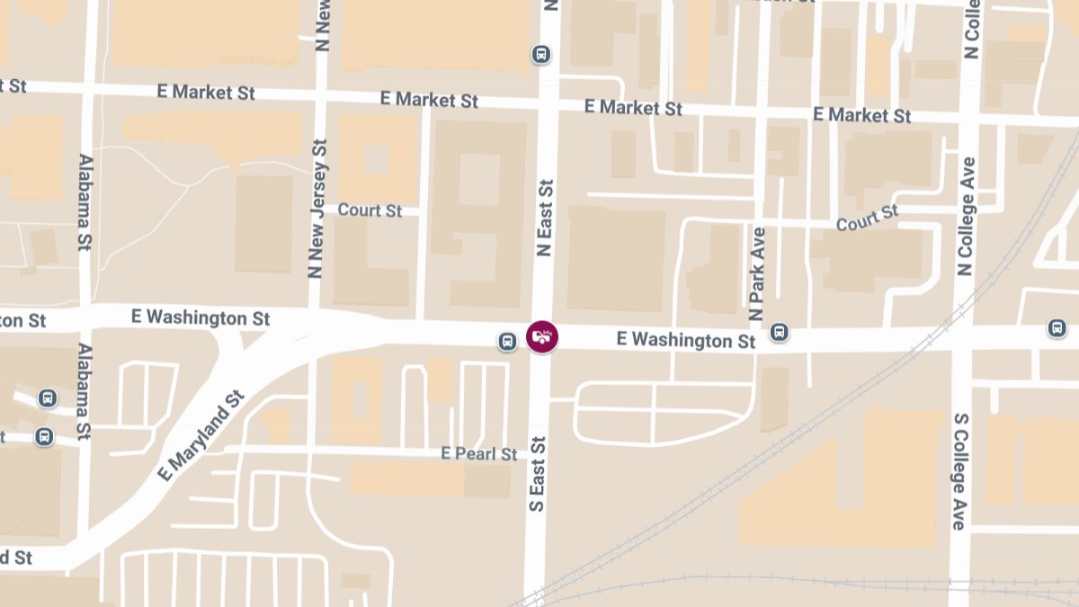 Injury Crash at E Washington St and N East St