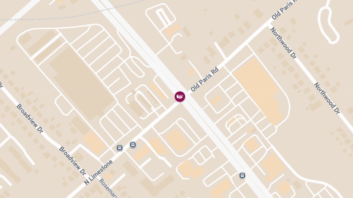 Injury Crash at N Limestone and E New Circle Rd in Elkhorn Park