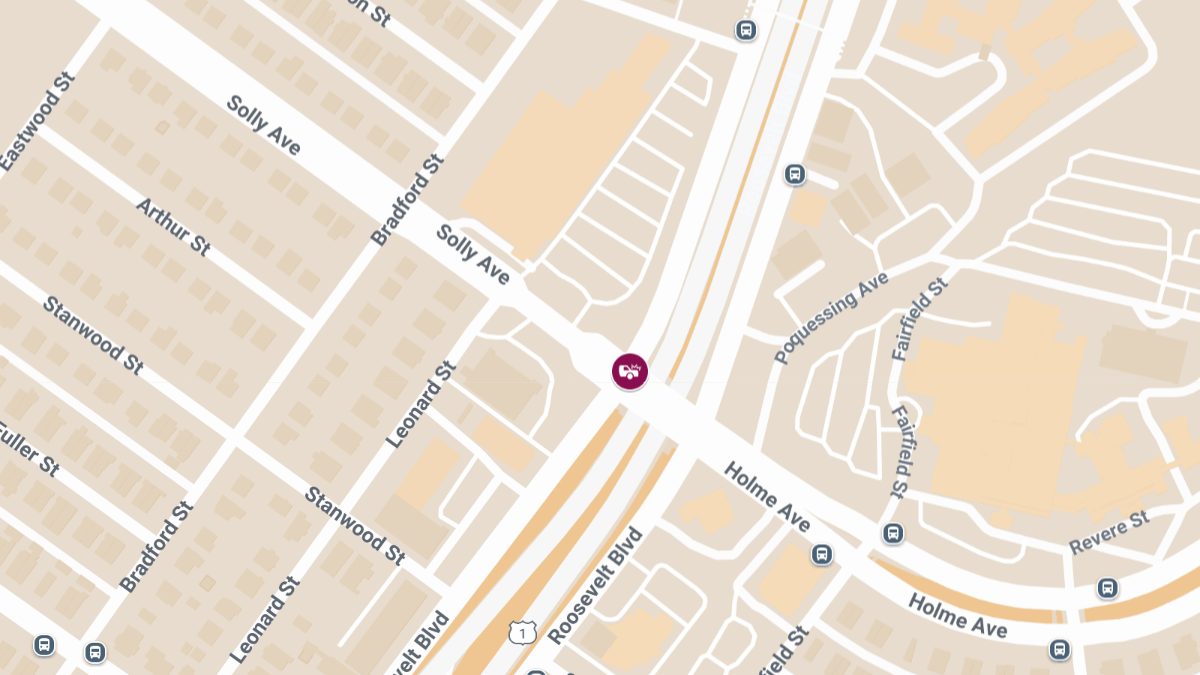 Injury Crash at Roosevelt Blvd and Solly Ave in Rhawnhurst