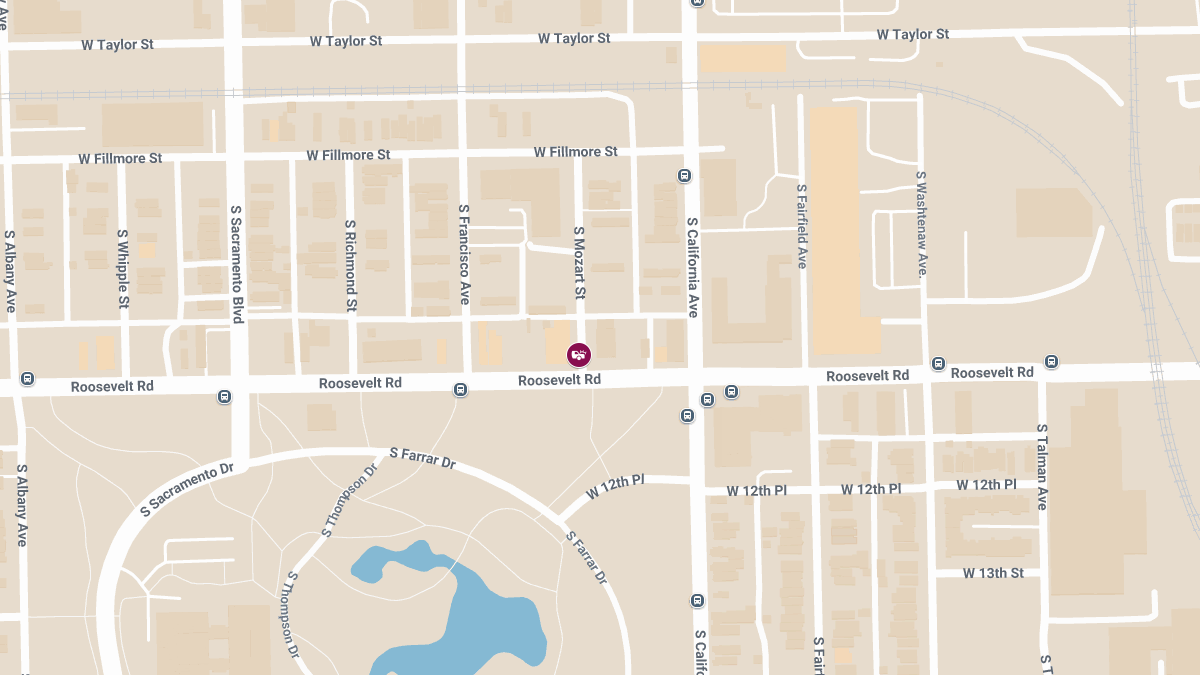 Injury Crash at Roosevelt Rd & S Mozart St