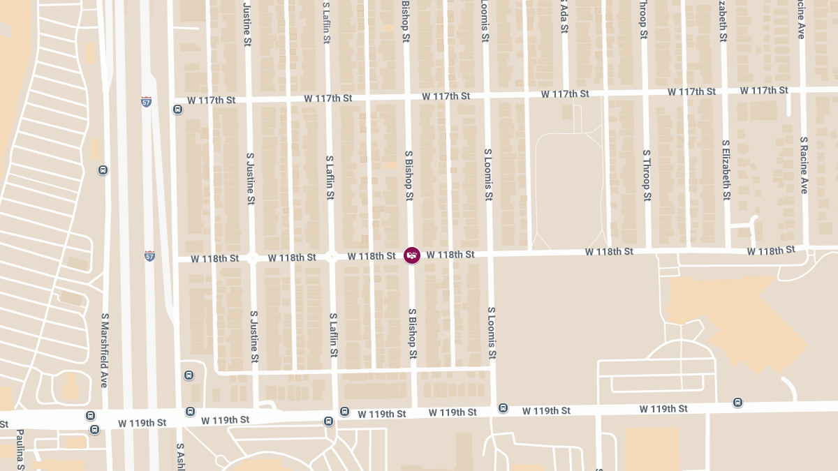 Injury Crash at W 118th St & S Bishop St