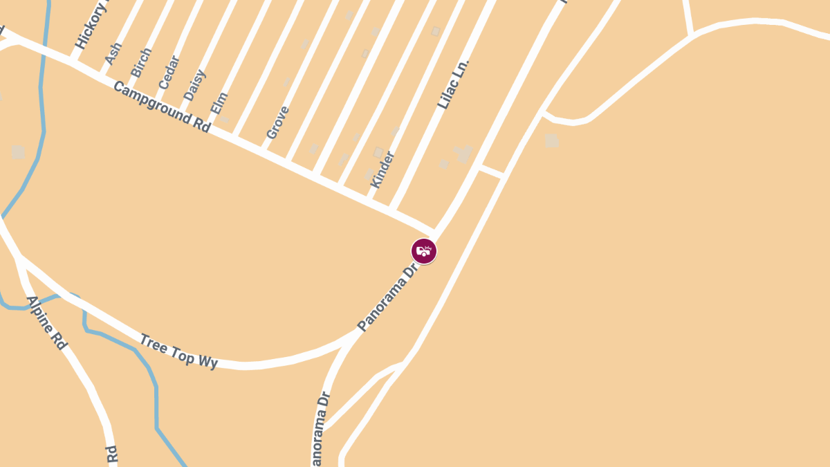 Injury Crash on Panorama Dr Involving Utility Pole