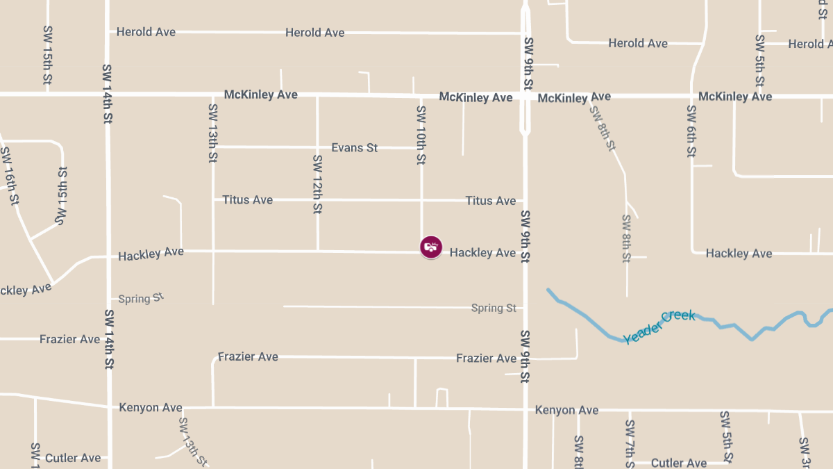 Injury Reported in Crash on Hackley Ave Near SW 5th St