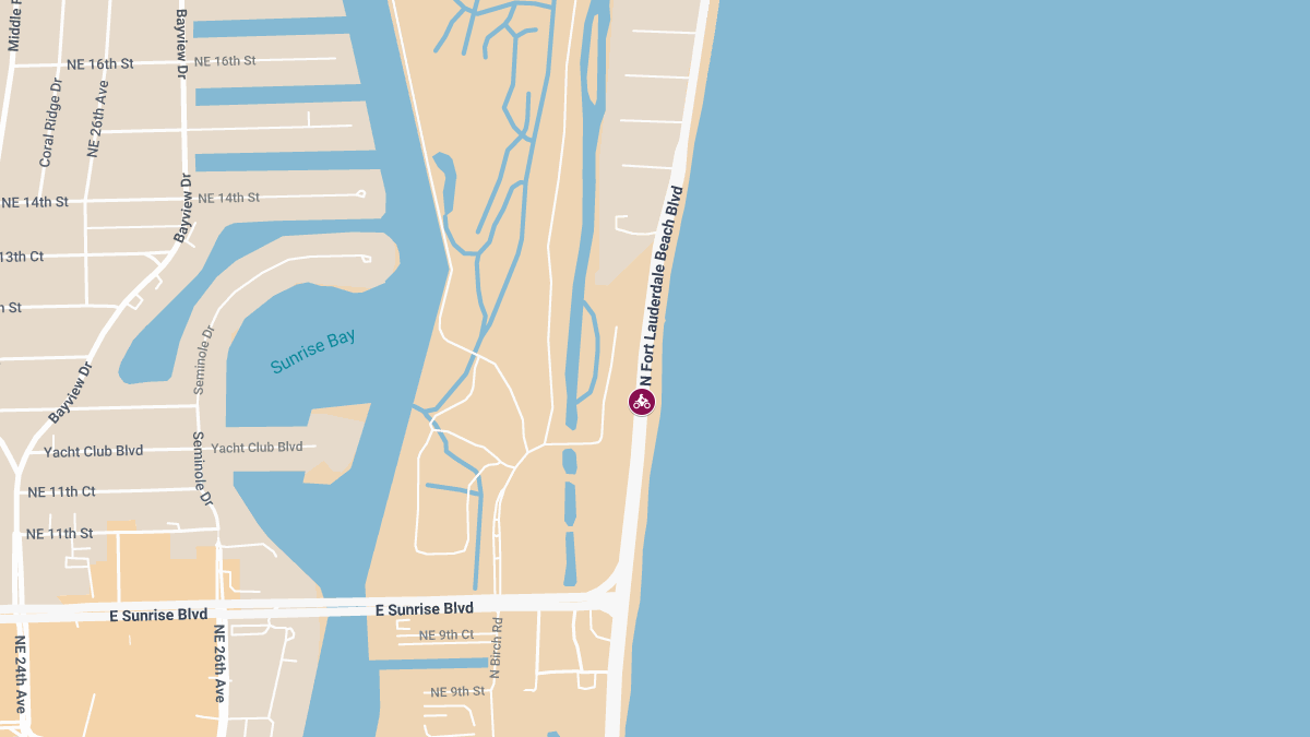 Leg Injuries Reported in Vehicle vs. Motorcycle Crash on N Fort Lauderdale Beach Blvd