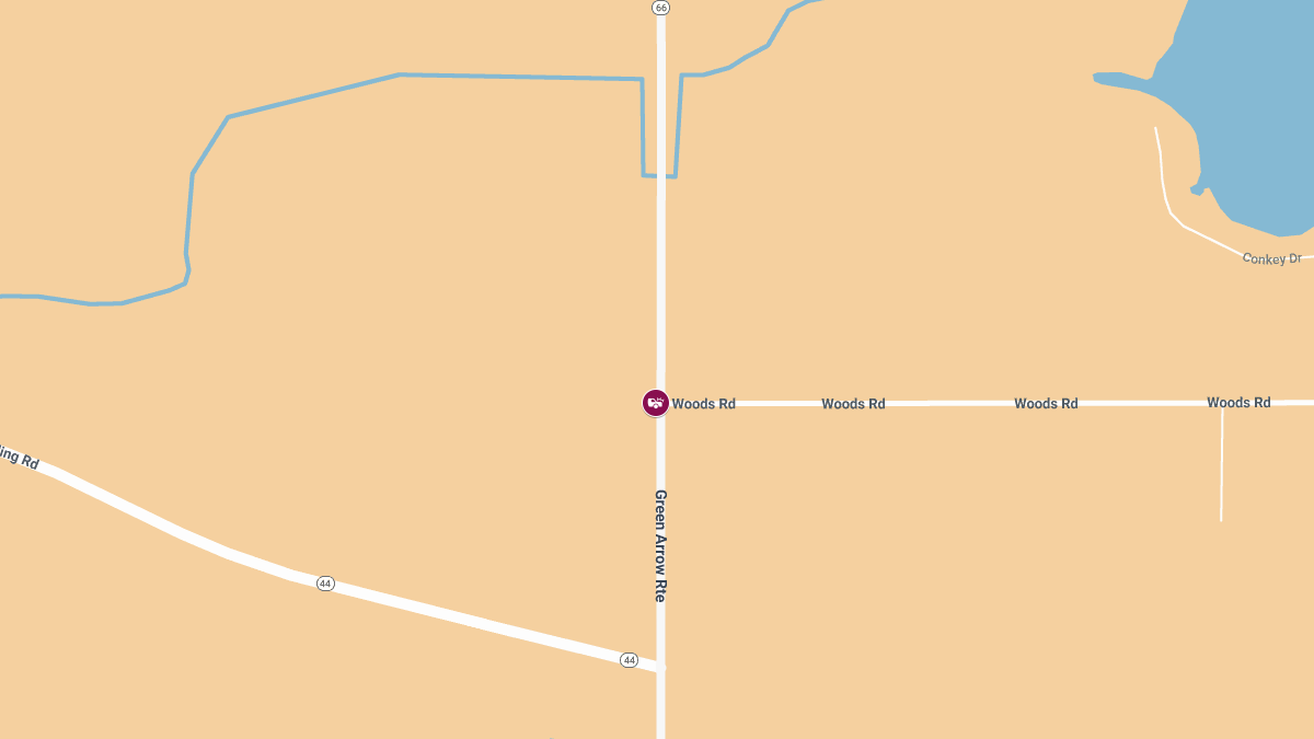Life-Threatening Injuries in Rear-End Crash on M-66 Near Woods Rd
