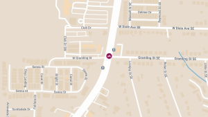 Moped Accident with Injuries at Powder Springs St & Gambling St