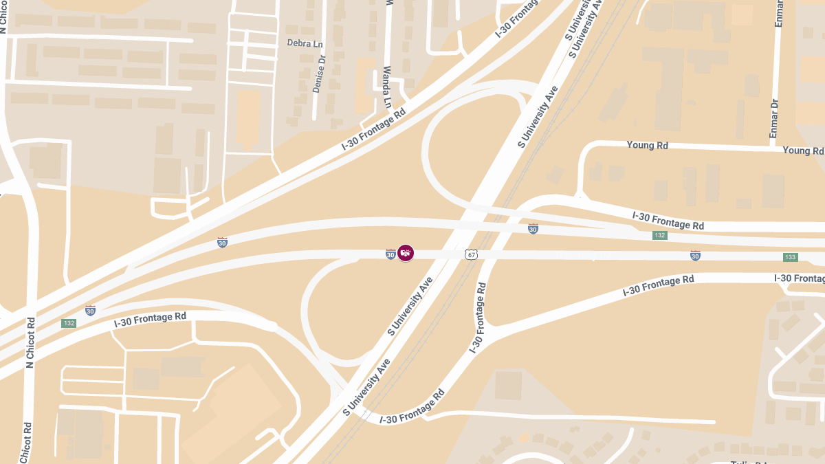 Motor Vehicle Collision With Injuries on I-30 Near Cloverdale