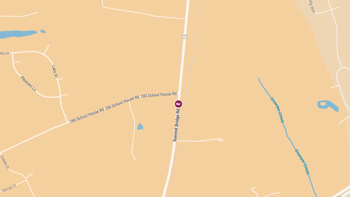 Motor Vehicle Crash on Summit Bridge Road near Old School House Road Sends Two to Hospital