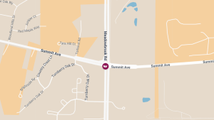 Motorcycle and Vehicle Collision at Meadowbrook Rd and Summit Ave
