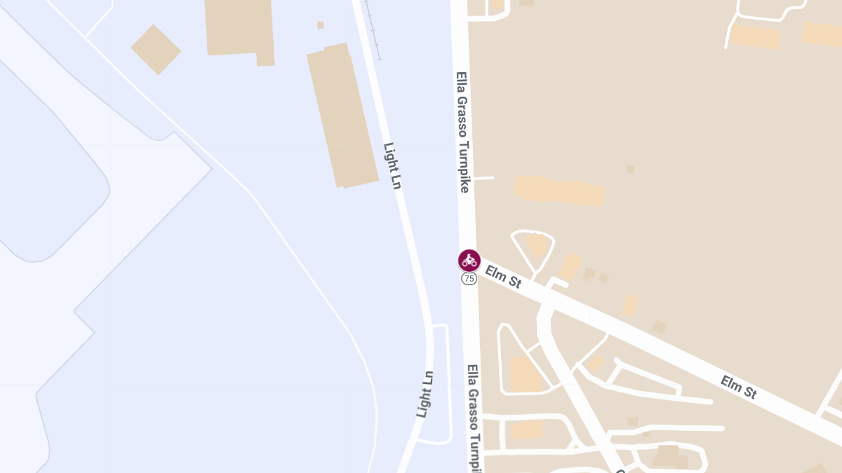 Motorcyclist Injured After Being Rear-Ended at Elm St & Ella Grasso Tpke