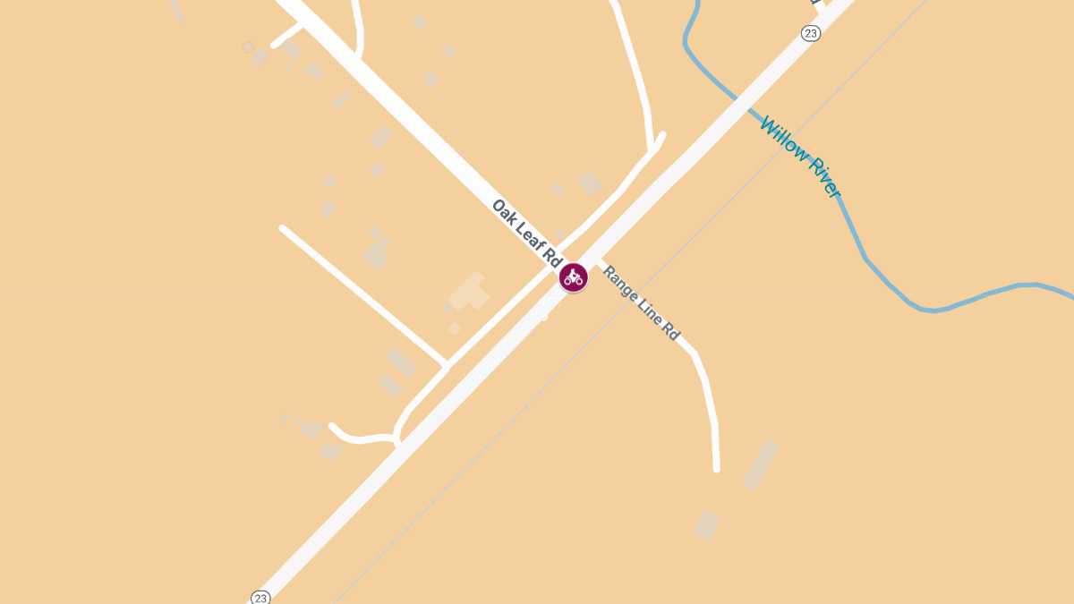 Motorcyclist Injured in Collision at Hwy 23 & Co Rd 47