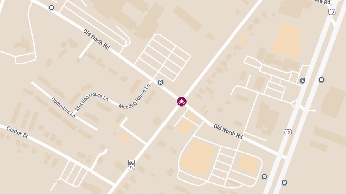 Motorcyclist Injured in Crash at N Main St & Old North Rd