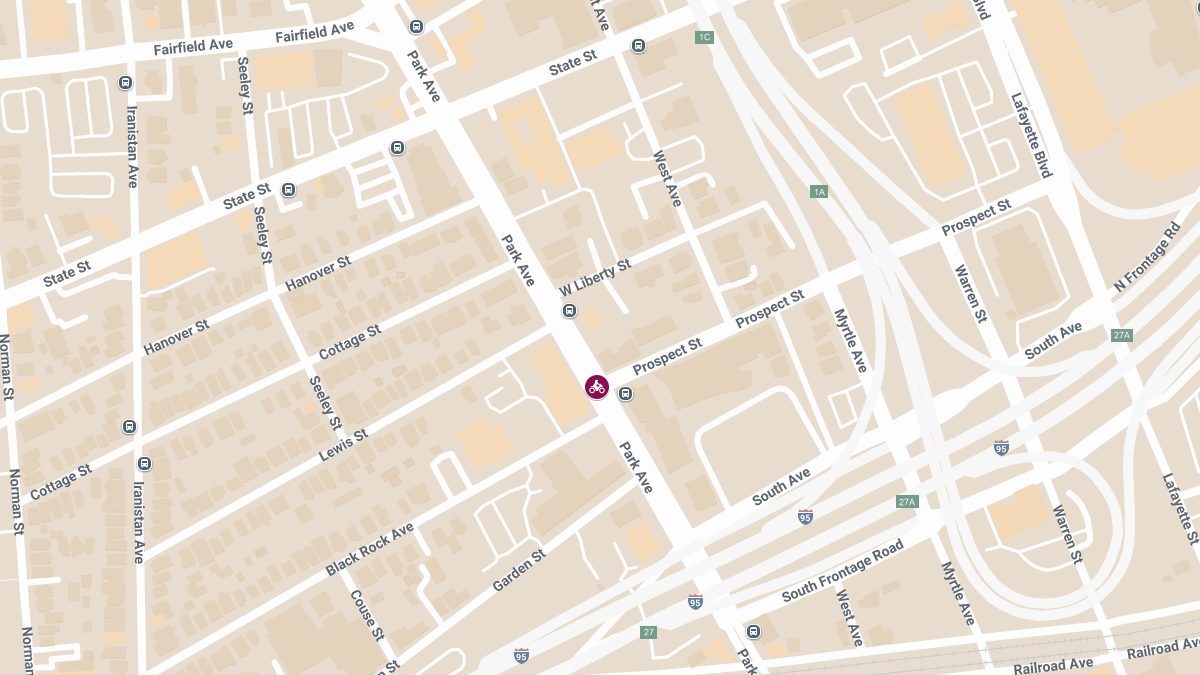 Motorcyclist Injured in Crash with Pickup at Prospect St & Park Ave