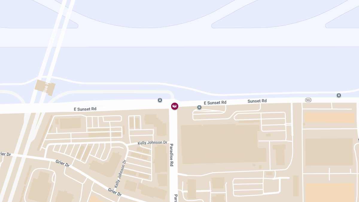 Multi-Vehicle Accident with Injuries at Sunset Rd & Paradise Rd