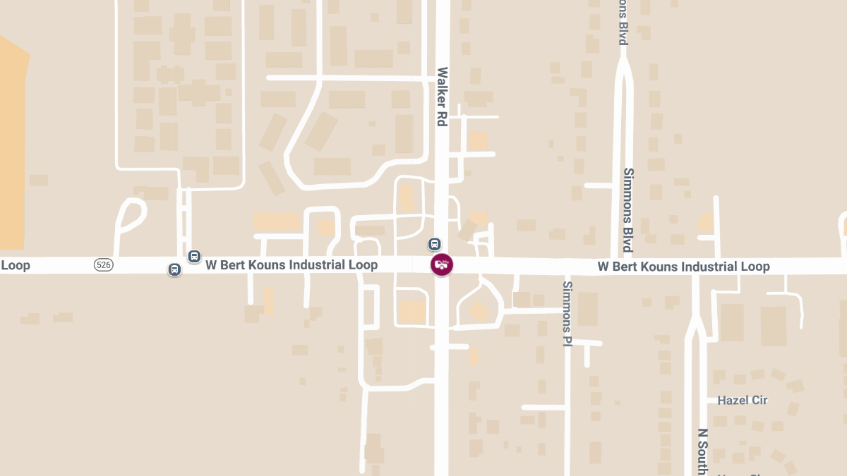Multi-Vehicle Crash Reported at Bert Kouns Industrial Loop & Walker Rd