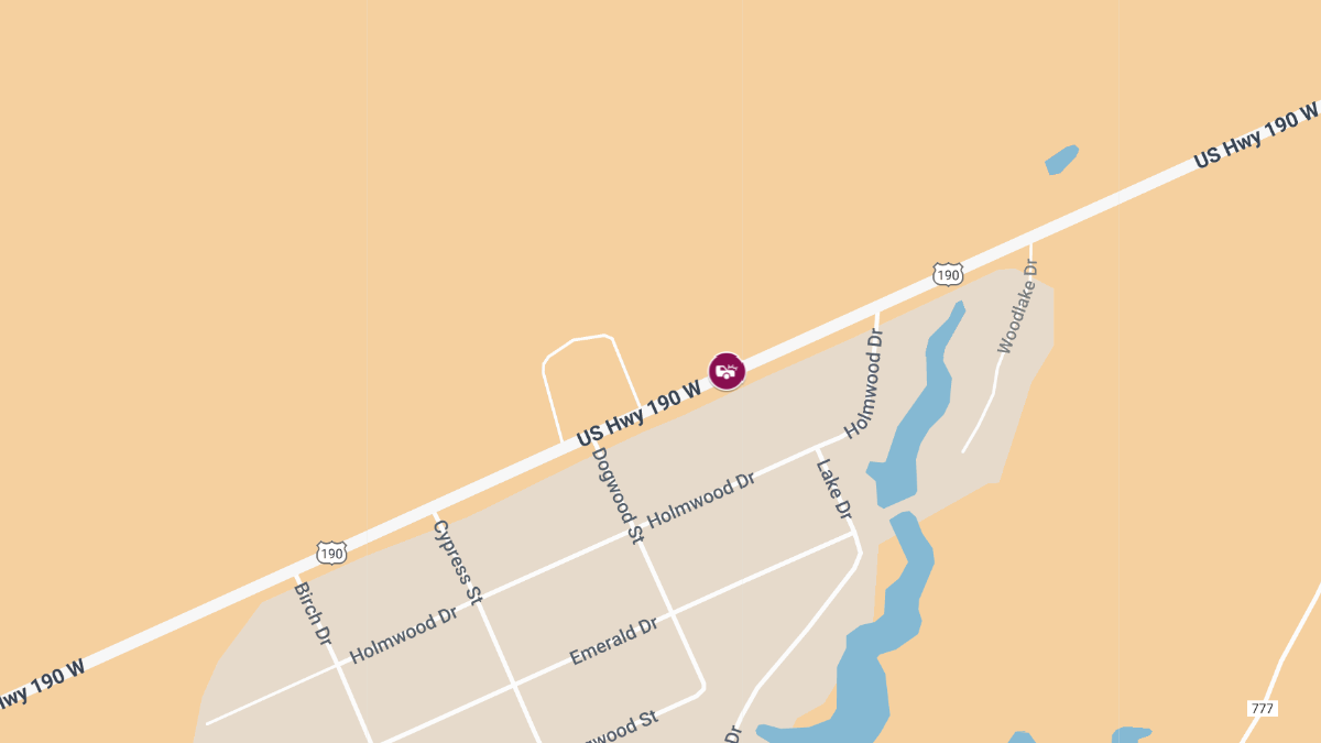 One Critically Injured in Fiery Two-Vehicle Crash on US Hwy 190