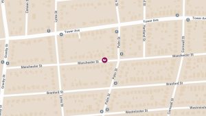 One Injured in Car Crash on Manchester St with Fluid Leak