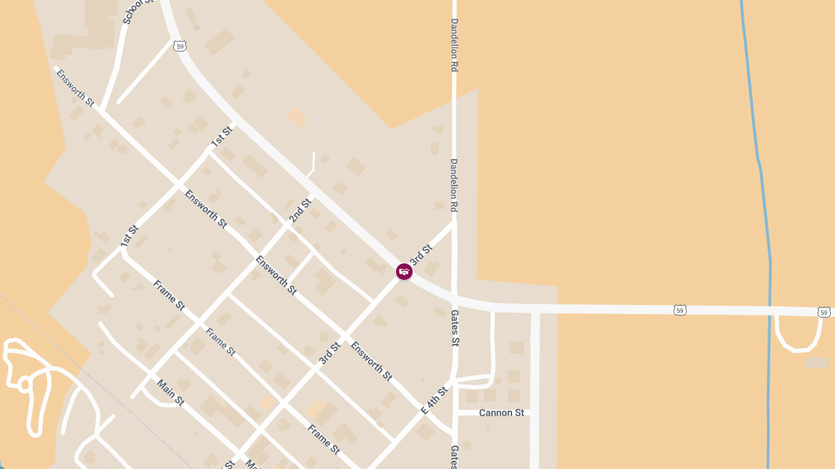 One Injured in Two-Vehicle Crash at US-59 and 3rd St