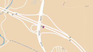 One Injured in Two-Vehicle Crash on I-280 Near Alpine Rd