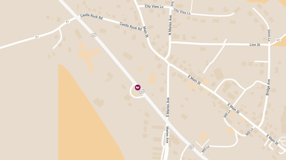 One Injured in Two-Vehicle Crash on US 63 Near Maries Ave