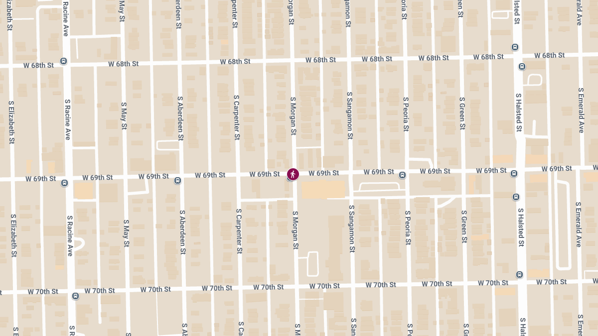 Pedestrian Crash at W 69th St & S Morgan St Causes Injuries