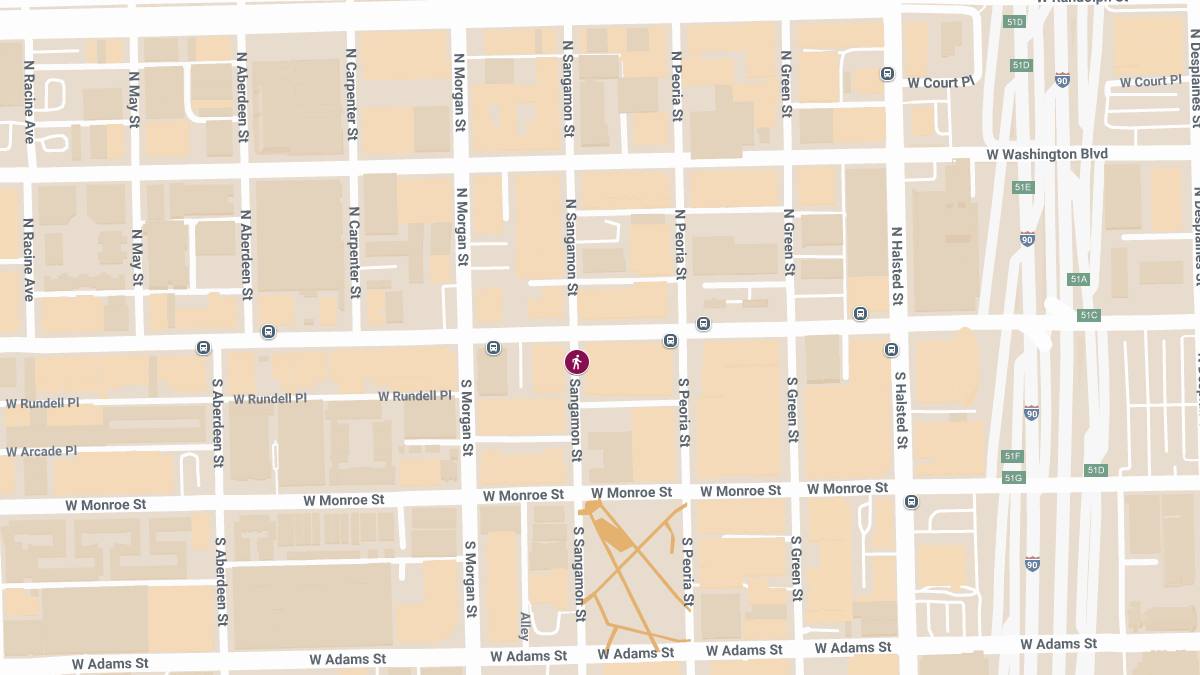 Pedestrian Injured in Crash at 87th St & Sangamon St