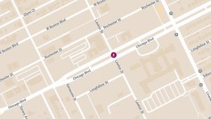 Pedestrian Injured in Crash at W Chicago Blvd & Lawton St
