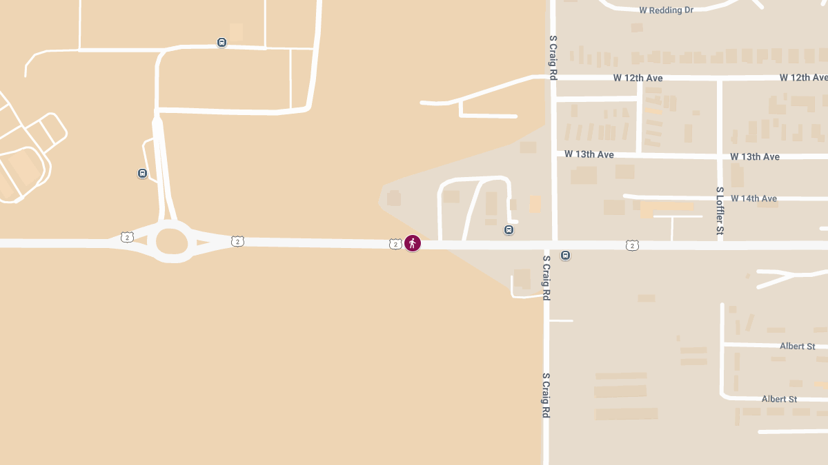 Pedestrian Killed in Fatal Crash on Highway 2 Near Spokane Tribe Casino