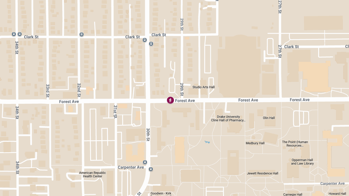 Pedestrian Struck by Vehicle on Forest Ave