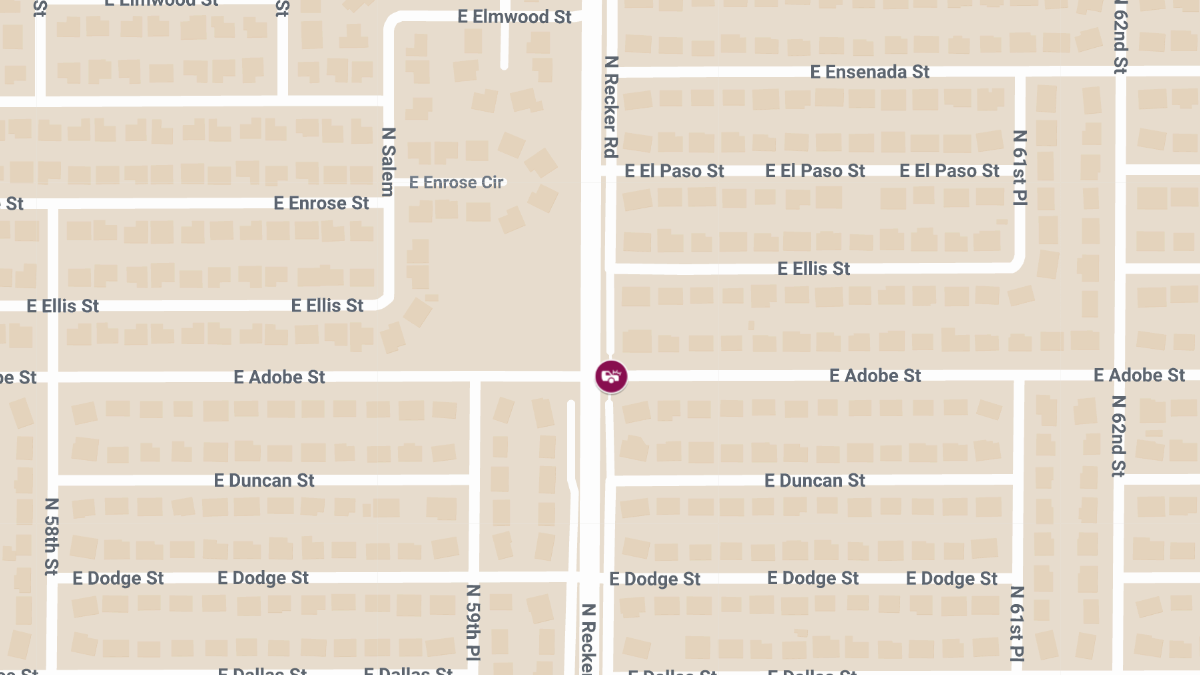 Person Injured in Accident on N Recker Rd/E Adobe Rd