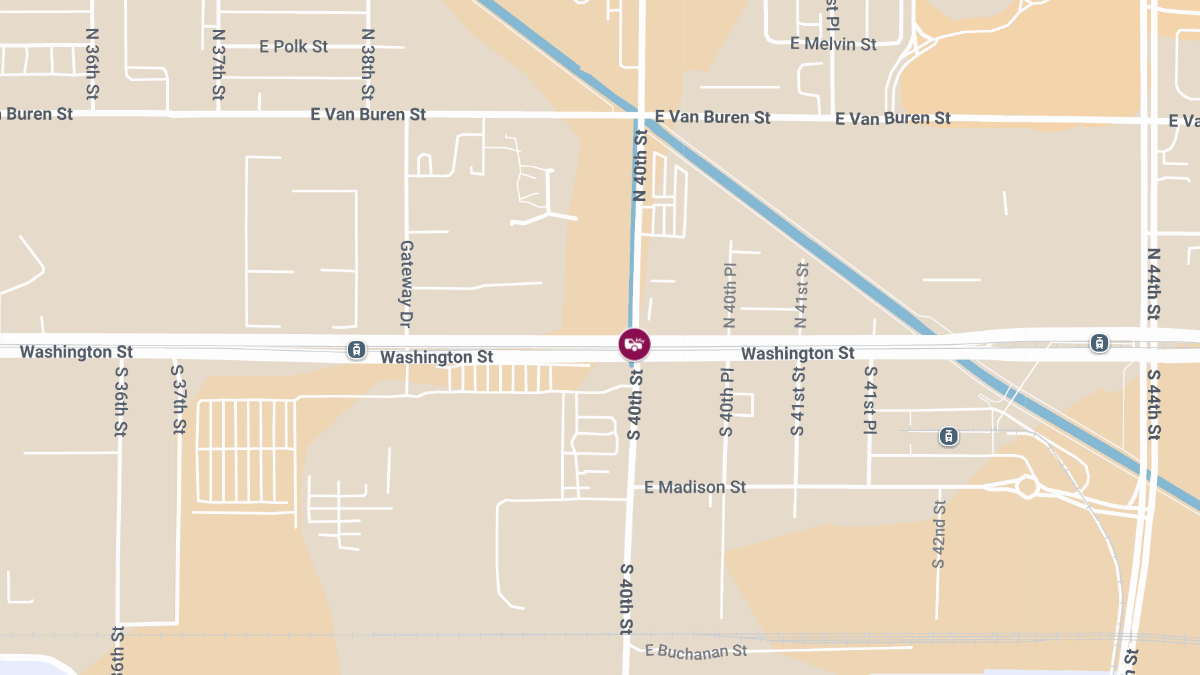 Person Injured in Accident on S 40th St/E Washington St