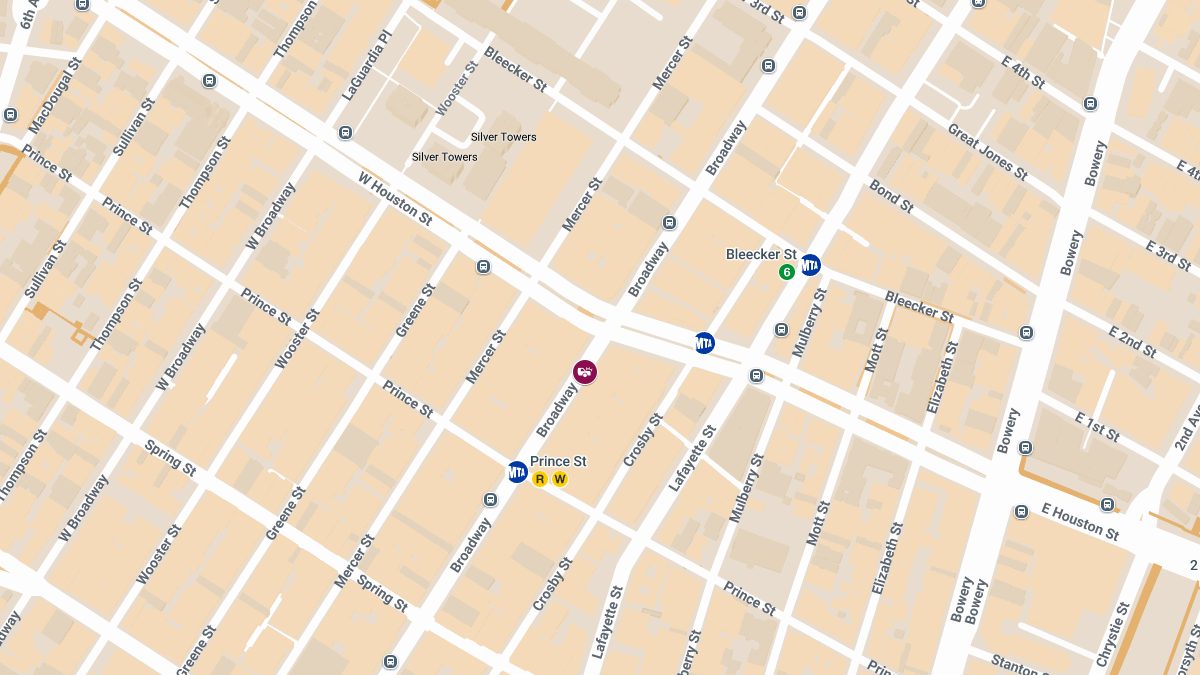 Person Injured in Two-Vehicle Crash on 596 Broadway in SoHo