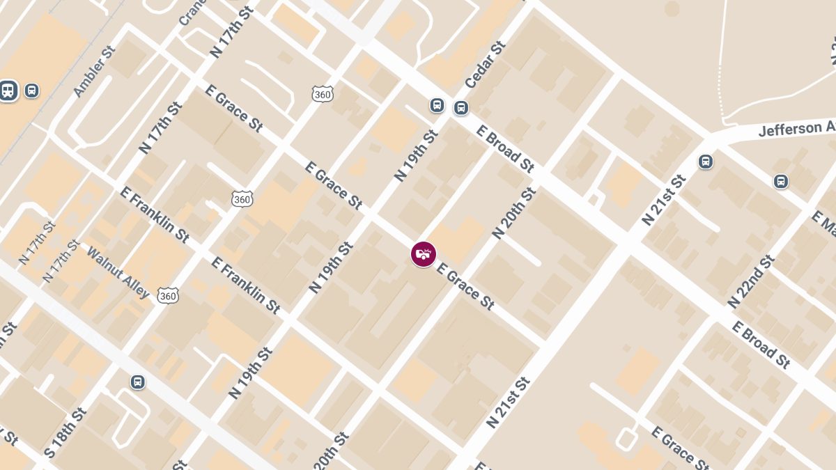Personal Injury Crash on 2000 Block of E Grace St