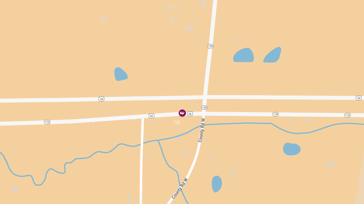 Pickup Driver Injured in Rear-End Crash on US 36 Near Meadville