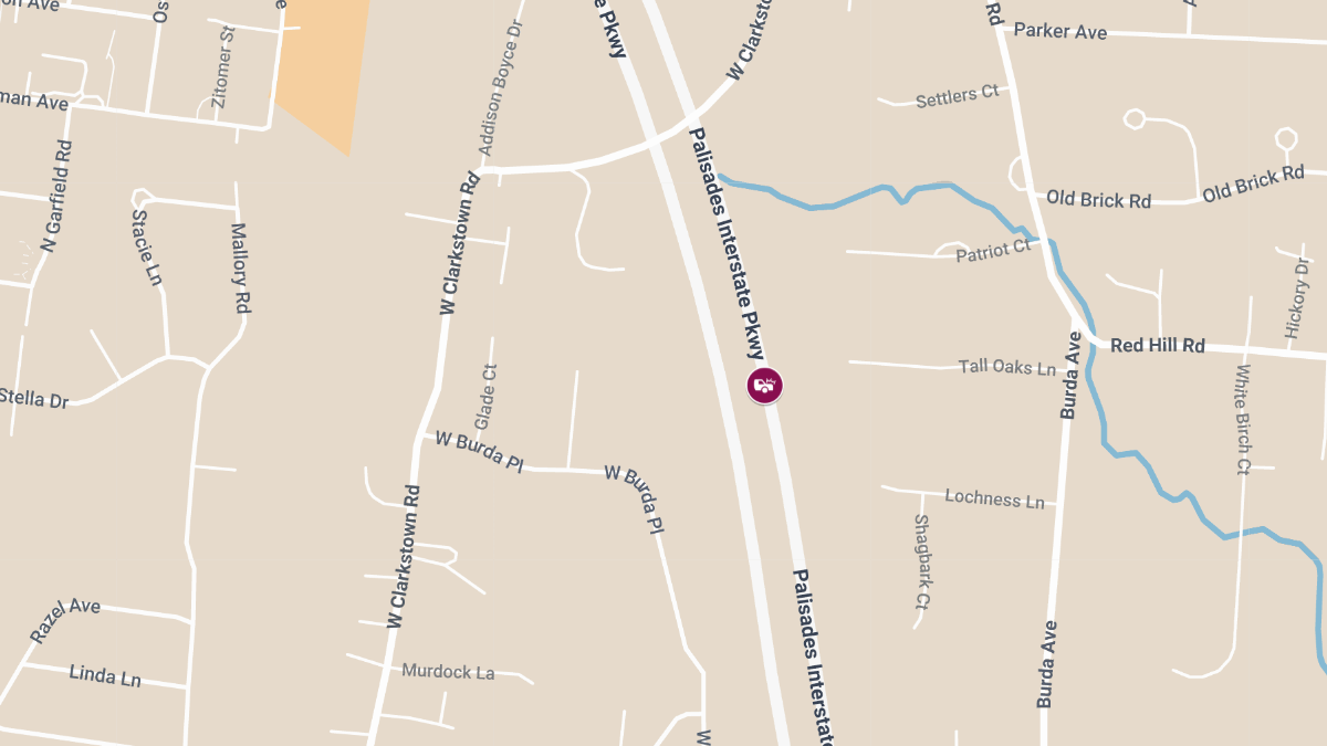Rollover Crash on Palisades Pkwy Southbound After Exit 11