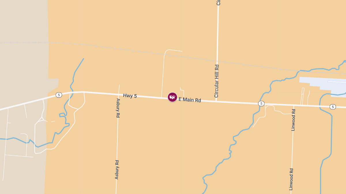 Rollover Crash with Injuries on E Main Rd Near 7758