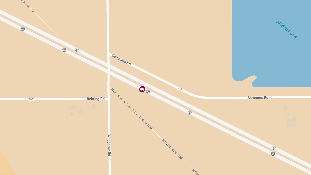 Semi Truck Collision with Fire on I-80 Near Exit 71 Sends One to Hospital